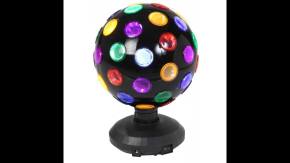 Ibiza Light DL8LED-BK Disco Ball 20 cm