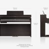 Roland HP-704 Digitale Piano WH