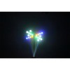 Ibiza Light LED Lichteffect Moon-Flower RGBAW - Zwart