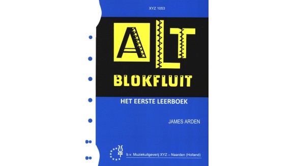 Altblokfluit - het eerste leerboek