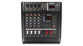 Vonyx AM5A 5-Kanaals Mixer met versterker Bluetooth/SD/USB/MP3/DSP