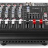 Vonyx AM5A 5-Kanaals Mixer met versterker Bluetooth/SD/USB/MP3/DSP