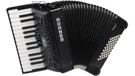 Hohner Bravo II 48 bas Accordeon silent key