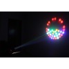 Ibiza Light LED Lichteffect Moon-Flower RGBAW - Rood