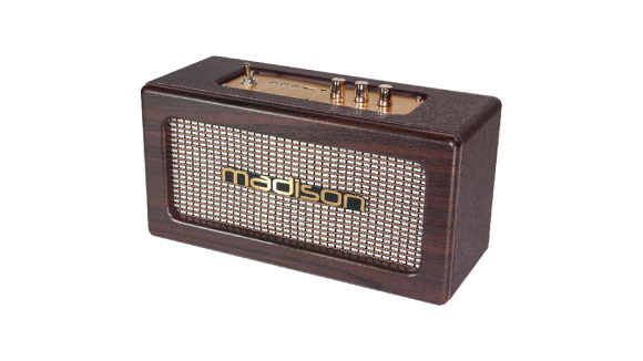 Madison Freesound-Vintage-WD Oplaadbare Luidsperkerbox met USB & Bluetooth