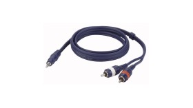 Dap Audio FL30 150 Audiokabel 1,5m 2 x Tulp - 1 x Mini Jack