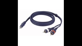Dap Audio FL30 150 Audiokabel 1,5m 2 x Tulp - 1 x Mini Jack