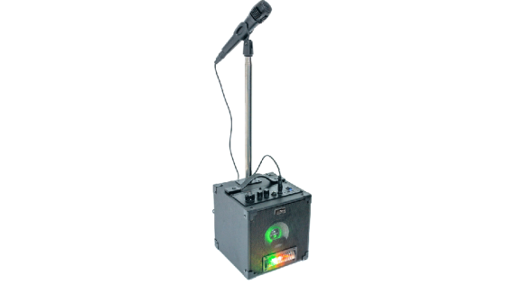 Karaoke met met LED Lichteffect, Microfoon en houder