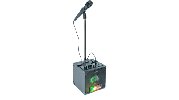 Karaoke met met LED Lichteffect, Microfoon en houder