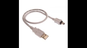 Kabel van USB naar mini USB 20cm