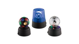 Ibiza Light Lighty-Party Set van 3 mini Led Lichteffecten