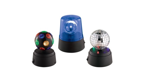 Ibiza Light Lighty-Party Set van 3 mini Led Lichteffecten