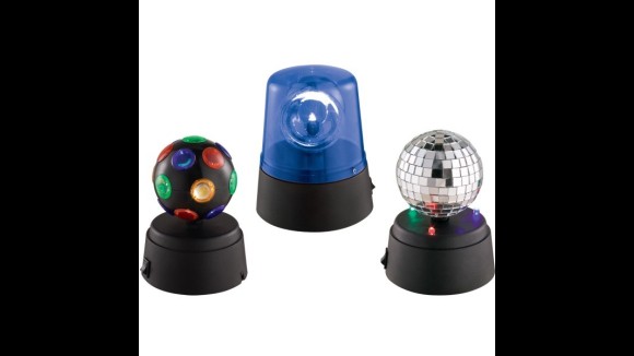 Ibiza Light Lighty-Party Set van 3 mini Led Lichteffecten