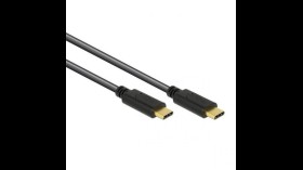 USB-C male naar USB-C male aansluitkabel 1 meter