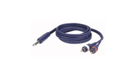 Dap Audio FL35 150 Audiokabel 1,5m 2 x Tulp - 1 x Jack