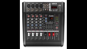 Vonyx AM5A 5-Kanaals Mixer met versterker Bluetooth/SD/USB/MP3/DSP