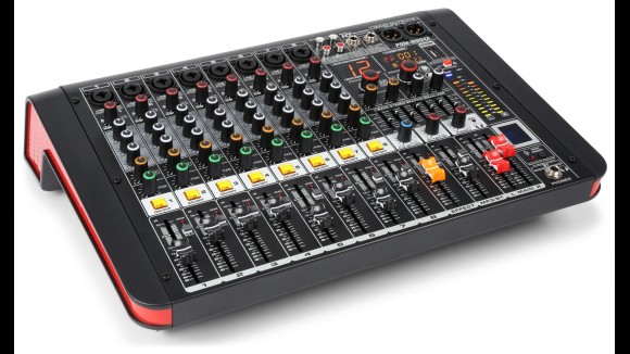 Power Dynamics PDM-M804A 8-Kanaals Studiomixer met Versterker