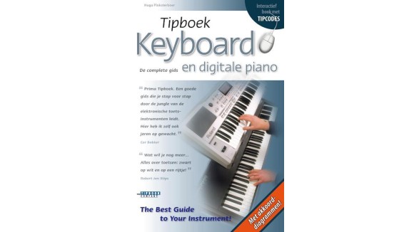 Tipboek keyboard en digitale piano