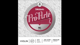 D'Addario Pro Arte J56-44M Bowed snarenset viool 4/4