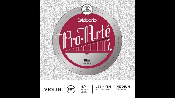 D'Addario Pro Arte J56-44M Bowed snarenset viool 4/4
