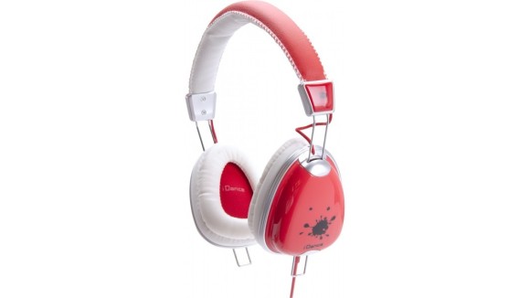 IDance Hoofdtelefoon Funky-200 Rood / Wit / Grijs