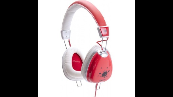 IDance Hoofdtelefoon Funky-200 Rood / Wit / Grijs