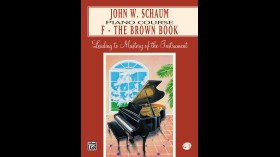 Piano Course Book F the brown book - John William Schaum