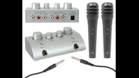 Skytronic Karaoke microfoonmixer + microfoons