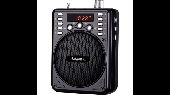 Ibiza Sound PORT1-BT Compacte luidspreker met bluetooth