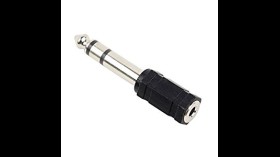 Plug Jack 3.5mm - Jack 6.3mm stereo