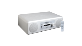 Actieve systeem met bluetooth, FM tuner, CD player, wit