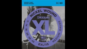 D'Addario XL EXL115 snarenset elektrisch