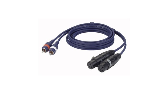 Dap Audio FL25 3 Audiokabel 3m 2 x Tulp - 2 x XLR
