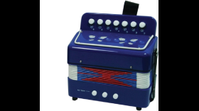 Accordeon blauw 7 knoptoetsen Small Foot