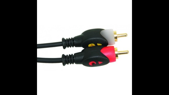 1,5M Audio kabel RCA verguld