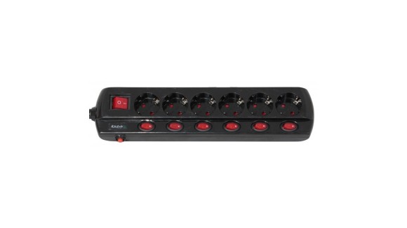 6 socket Licht schakelbox