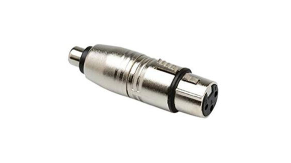 Plug XLR female - Tulp female