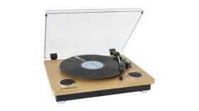 "Vintage" Draaitafel met ingebouwde luidsprekers en Bluetooth