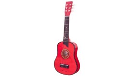 Gitaar de luxe rood New Classic Toys