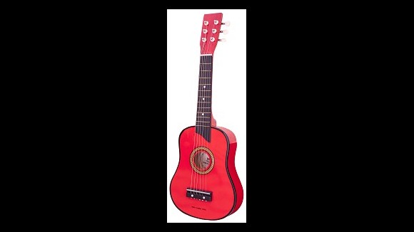 Gitaar de luxe rood New Classic Toys
