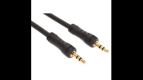 Audio kabel JACK/JACK 3.5mm GOLD PLUG 1.50m