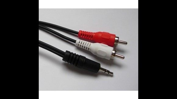 Vernikkelde Jack/Tulp audio kabel - 5 meter